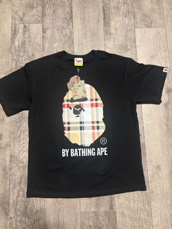 Black Bape Burberry Shirt Large