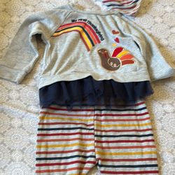 Baby Girl Thanksgiving Outfit 