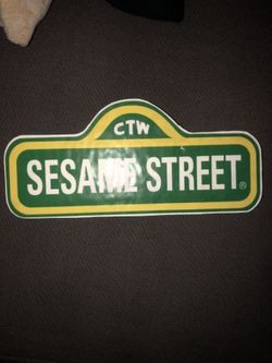 Sesame Street foam piece