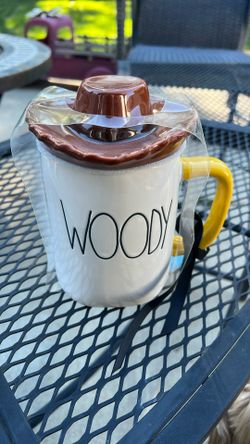 Wood Rae Dunn With Topper New 