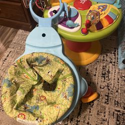 Toddler activity Center With Detachable Walker 