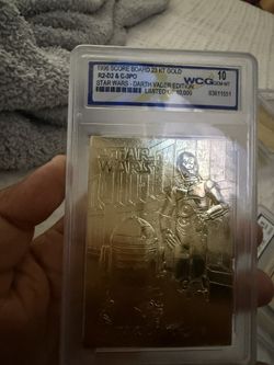 Star Wars 23k Gold Card