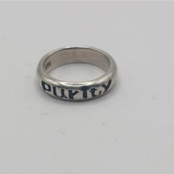 925 "Purity" Ring Size 5