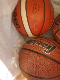 Basketballs good used only $10 each better hurry shoot at home