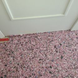 This week's fresh carpet and pad just arrived.