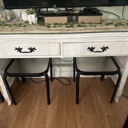 2 black small table