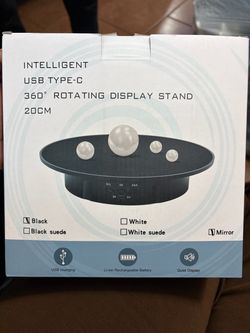 360° Rotating Display Stand USB Type-C 20cm