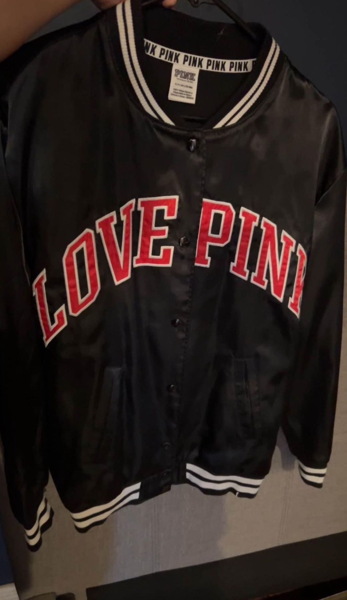 Love Pink Bomber Jacket Victoria’s Secret
