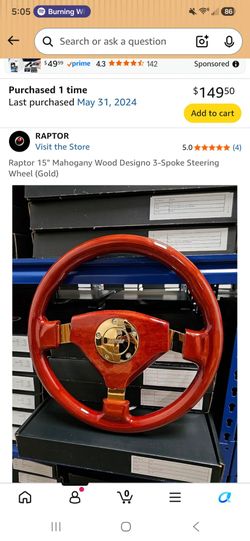 Raptor steering wheel
