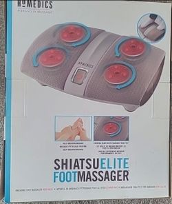 Homemedics Deep kneading Shiatsu Foot Massager with Heat FSM-255HA Works Great