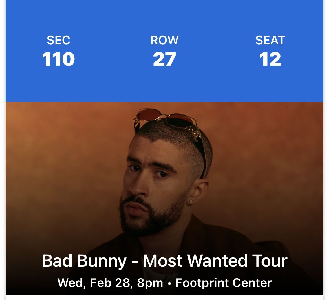 Bad Bunny Most Wanted Tour