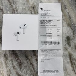 AirPod Pro 2nd Gen (with receipt and proof of validation on last picture)