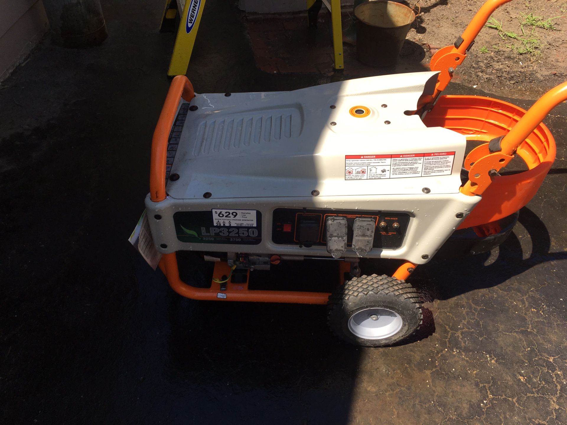 Brand new generator propane price lowered