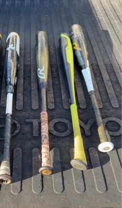 Lot of 4 Used Baseball Bats