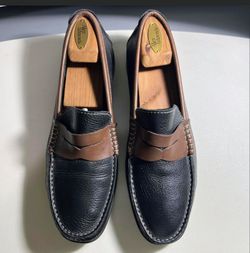 Men's Size 11 Florsheim Black and Brown Loafers