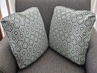 Pair of Custom-Made 20" x 20" Throw Pillows
