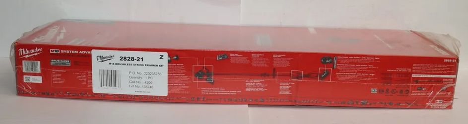 Milwaukee M18 Brushless String Trimmer Kit $350 New!!