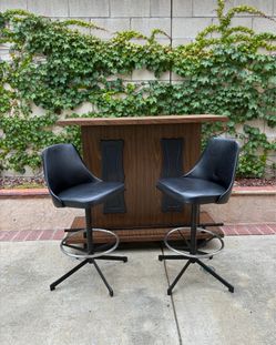 1960s Mid Century Dry Bar - Set of 3