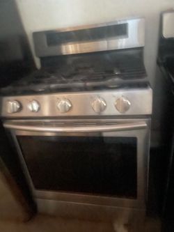 Used gas stove stainless steel Samnsung