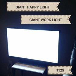 GIANT HAPPY/WORKSHOP LIGHT
