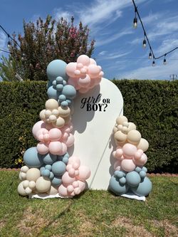 6ft wood wall gender reveal