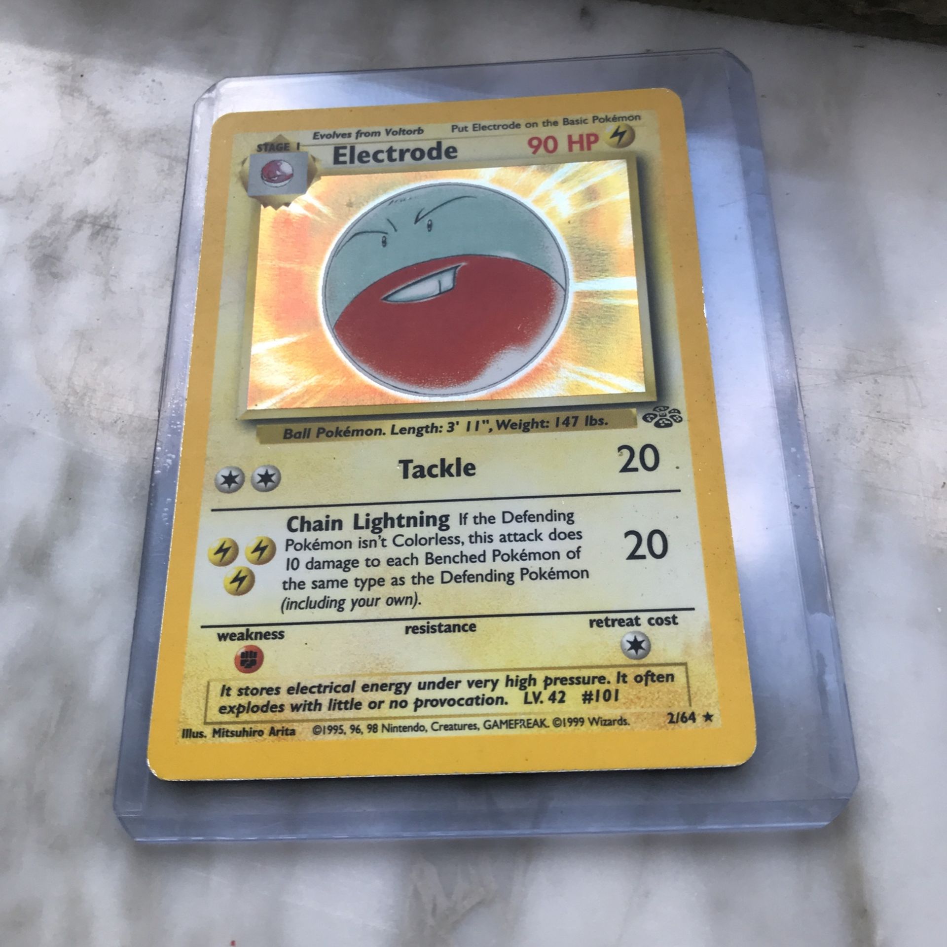 Electrode Holo Pokémon Card In Excellent Condition