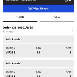 April 1st Kanye 2 Tickets