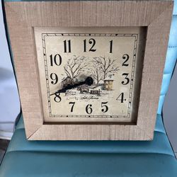 Seth Thomas Currier & Ives Wall Clock Model 2533-000