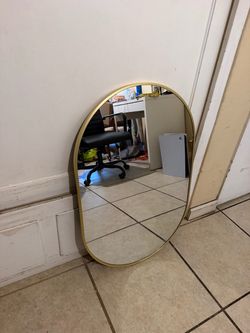 Brand New Black Arched Mirror – Modern Wall or Vanity Mirror