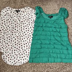 Banana Republic and AB Studio Women’s Tops Size Med