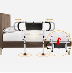 NEW HEPO Foldable Bed Rail for Elderly Adults
