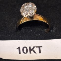 Women Ring Yellow Gold 10kt