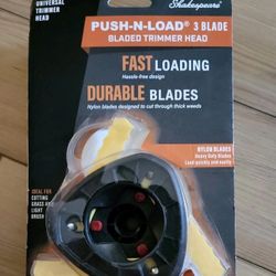 Push-N-Load 3-Blade Universal Head Replacement for Gas/Electric Grass Trimmer