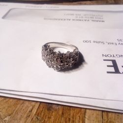 Diamond Cluster Ring