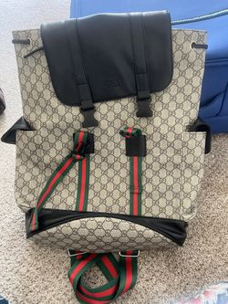 Backbag Beige And Black