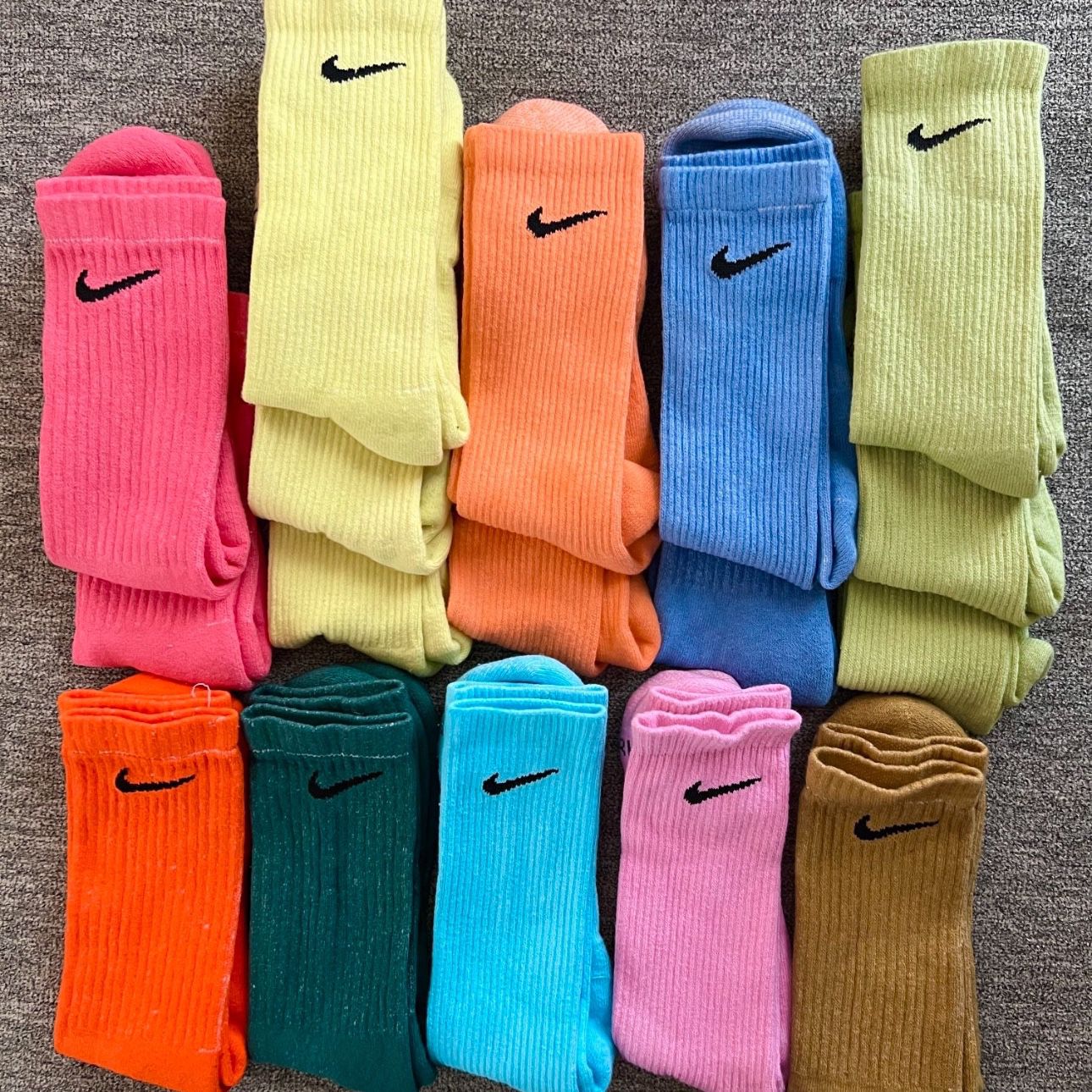 Custom Dyed Nike Socks