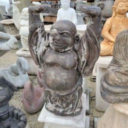 Concrete Buddha Statue / Cement Garden Backyard Buddhas
