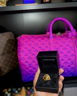 Versace Cuban Medusa Ring