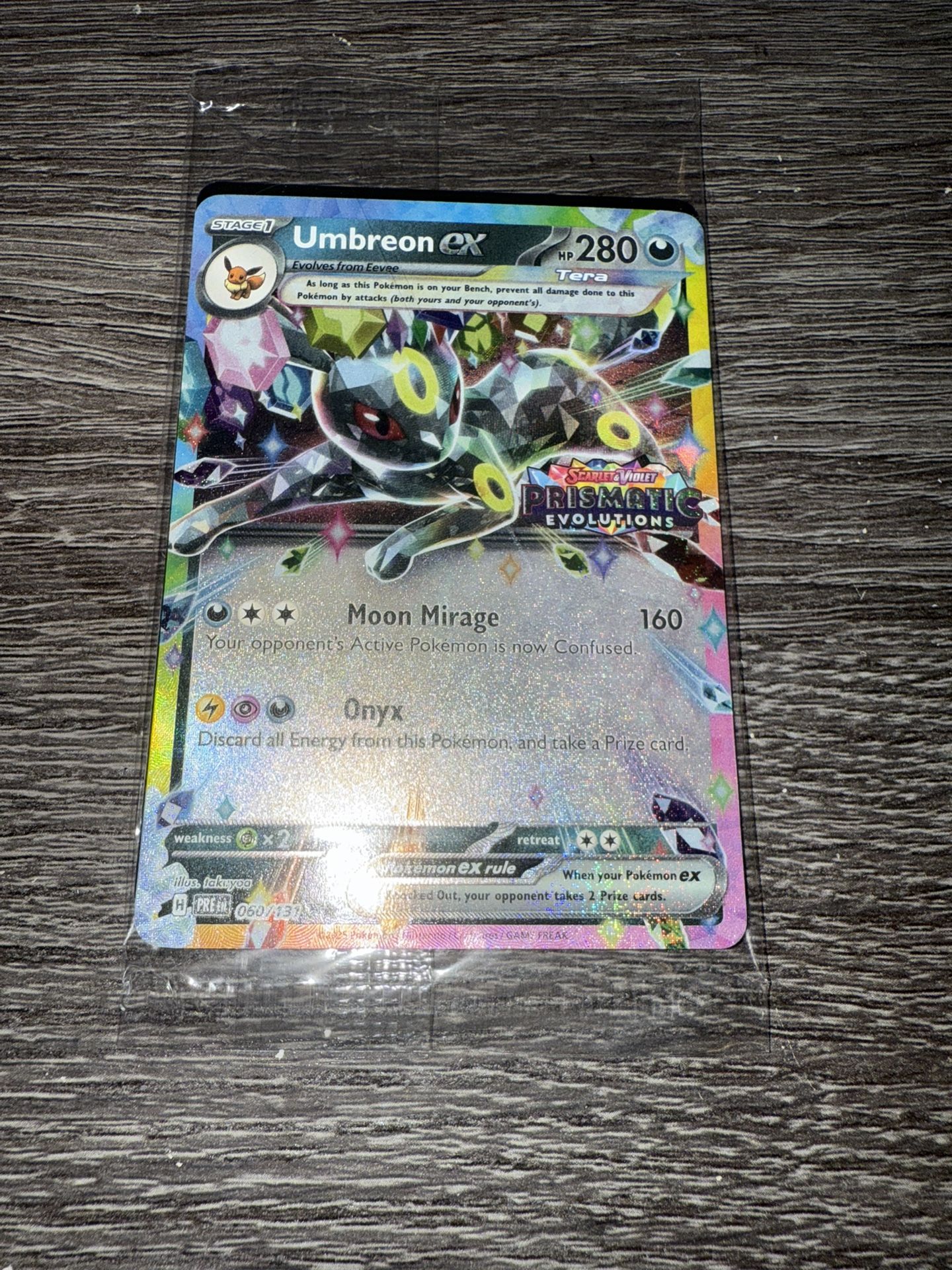 Umbreon Stamped Promo: Prismatic Evolutions Pokemon Card