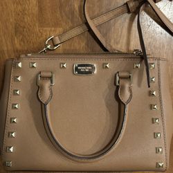 Tan Michael Kors Purse