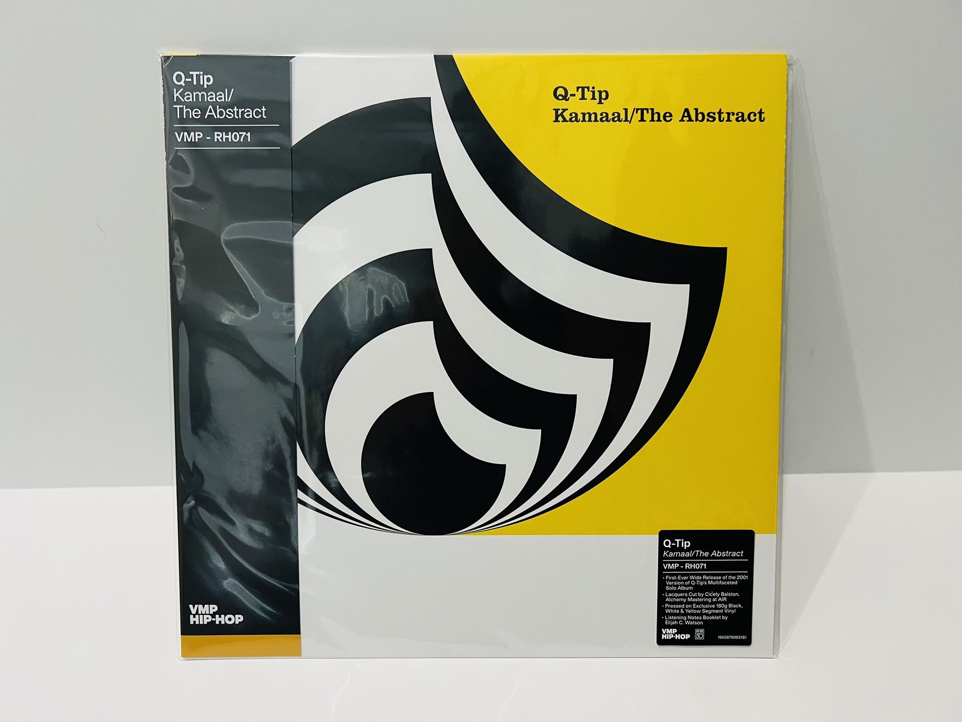 Q-Tip – Kamaal The Abstract LP Yellow Black White Tri-Color Vinyl Sealed