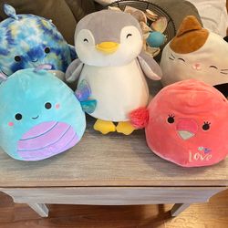 Squishmallows And NWT Miniso Life Penquin