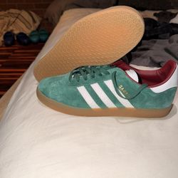 Green Adidas Gazelle