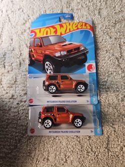 Hot Wheels - HW J-Imports 8/10 Mitsubishi Pajero Evolution 169/250 Lot Of 2