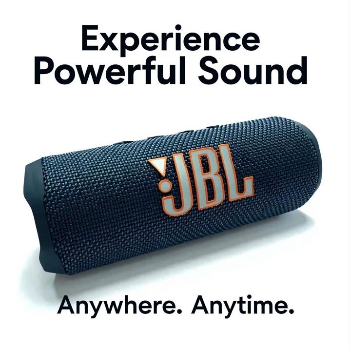 JBL Harman Flip 6 Bluetooth Speaker - Blue