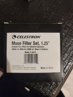Celestron Moon Filter Set 