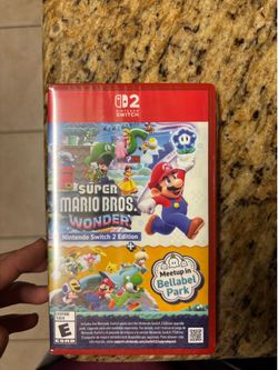 Super Mario Bros Wonder Nintendo Switch 2 Edition + Meetup in Bellabel Park New