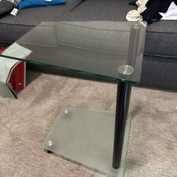 Glass End Table