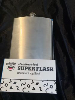 NWT Big Mouth Inc 1/2gal Stainless Steel Flask