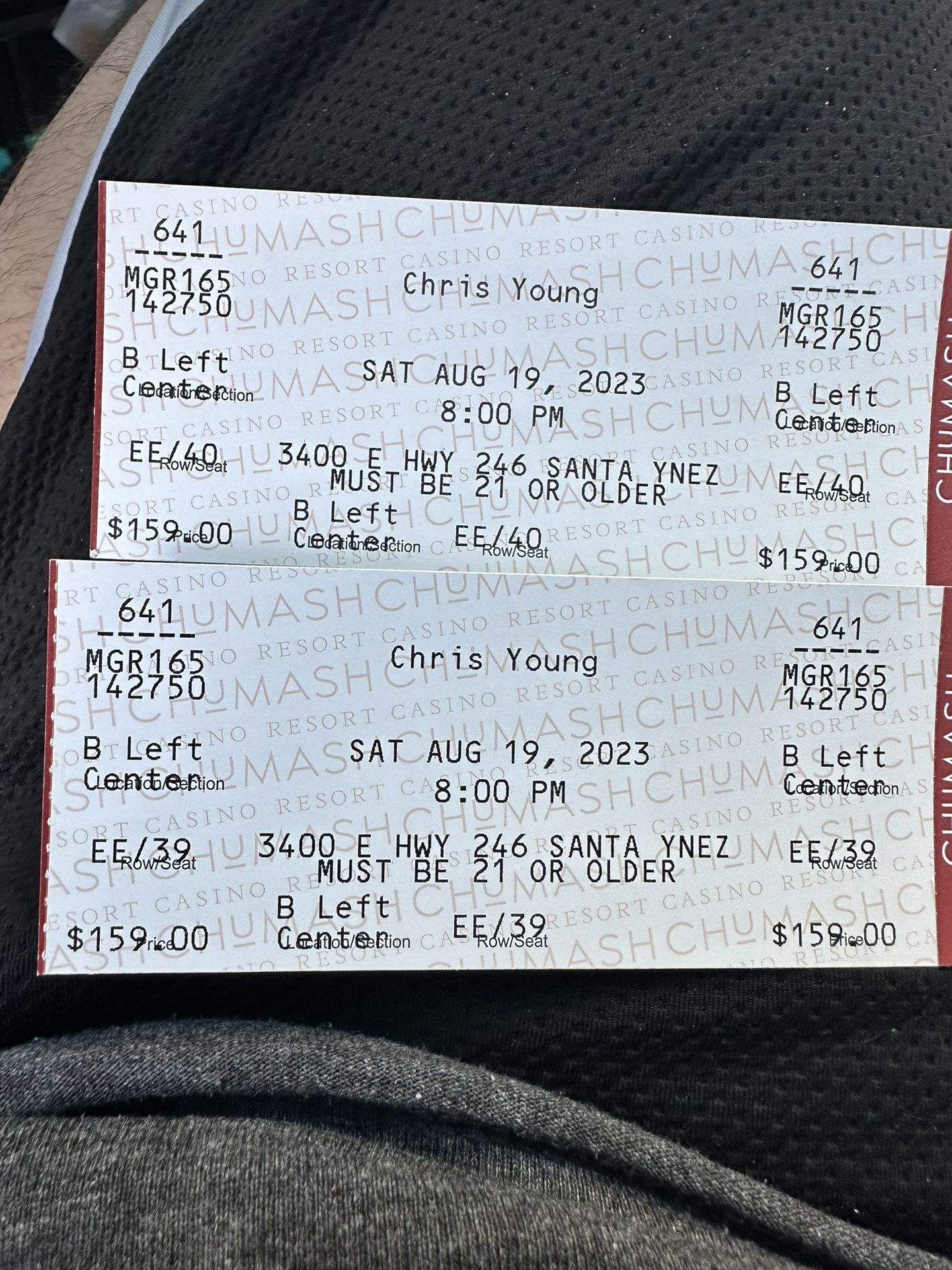 Chris Young Tickets